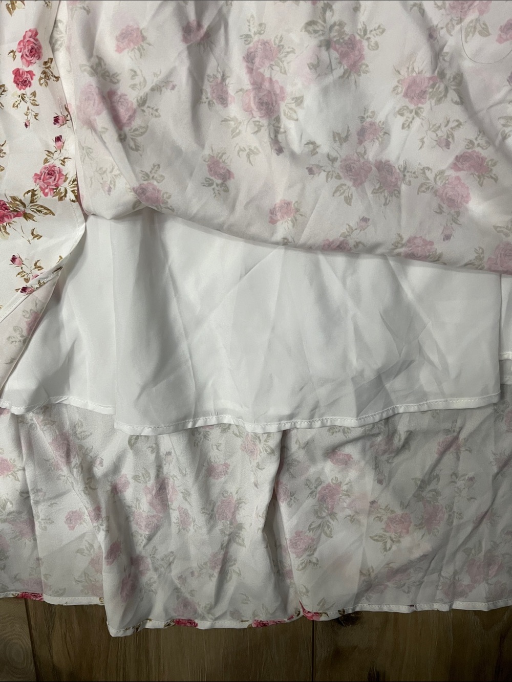 Scarlet Darkness Floral Milkmaid Cottagecore Pin-up Boho Midi Dress Size M NEW - Picture 5 of 8